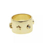 Gold cigar band ring