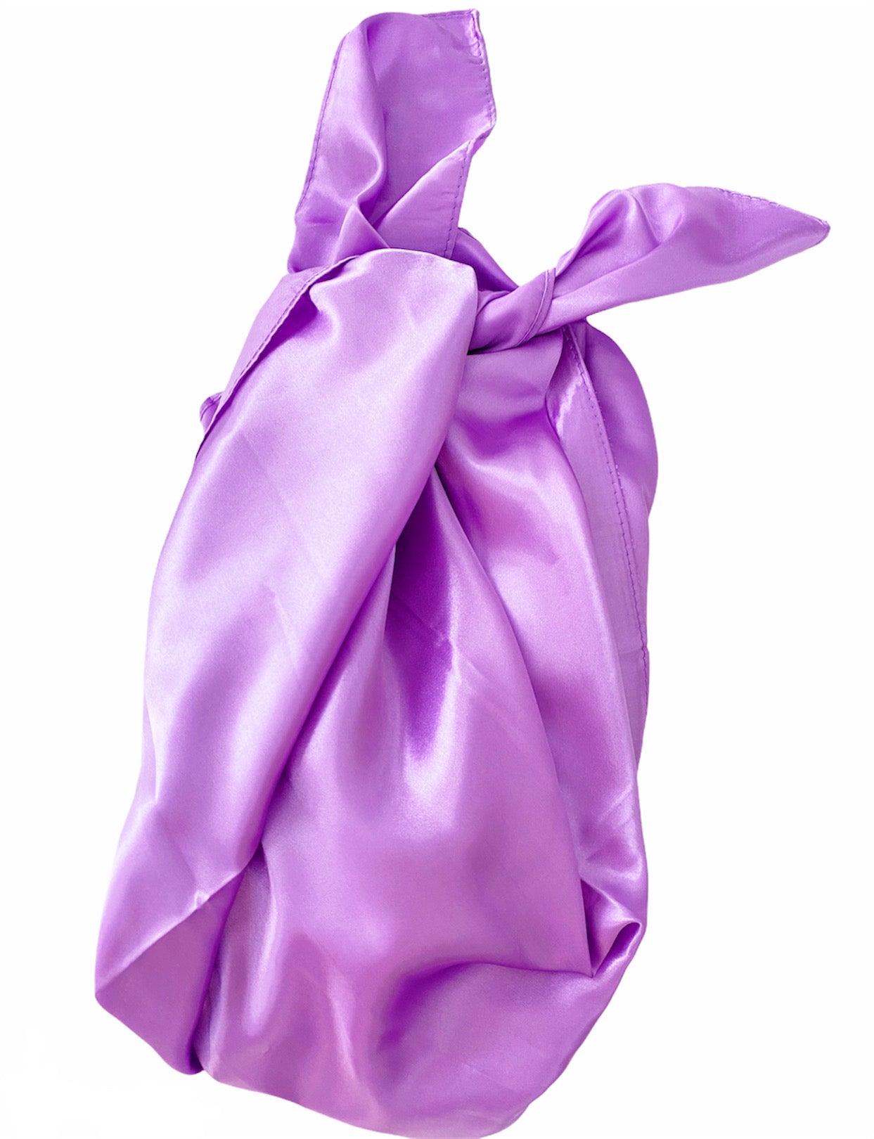 Purple scarf top