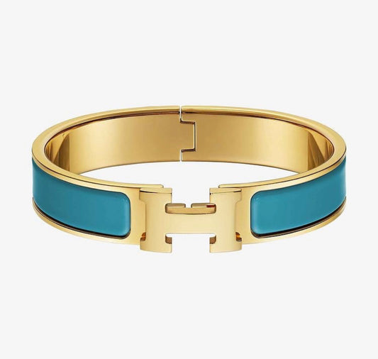 Blue H bracelet