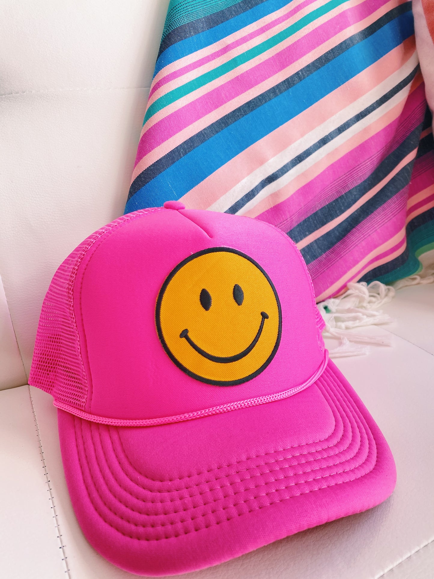 Pink Smiley Face
