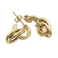 Gold Knotted Twist Studs