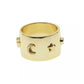 Gold cigar band ring