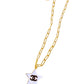 White CC Star Necklace