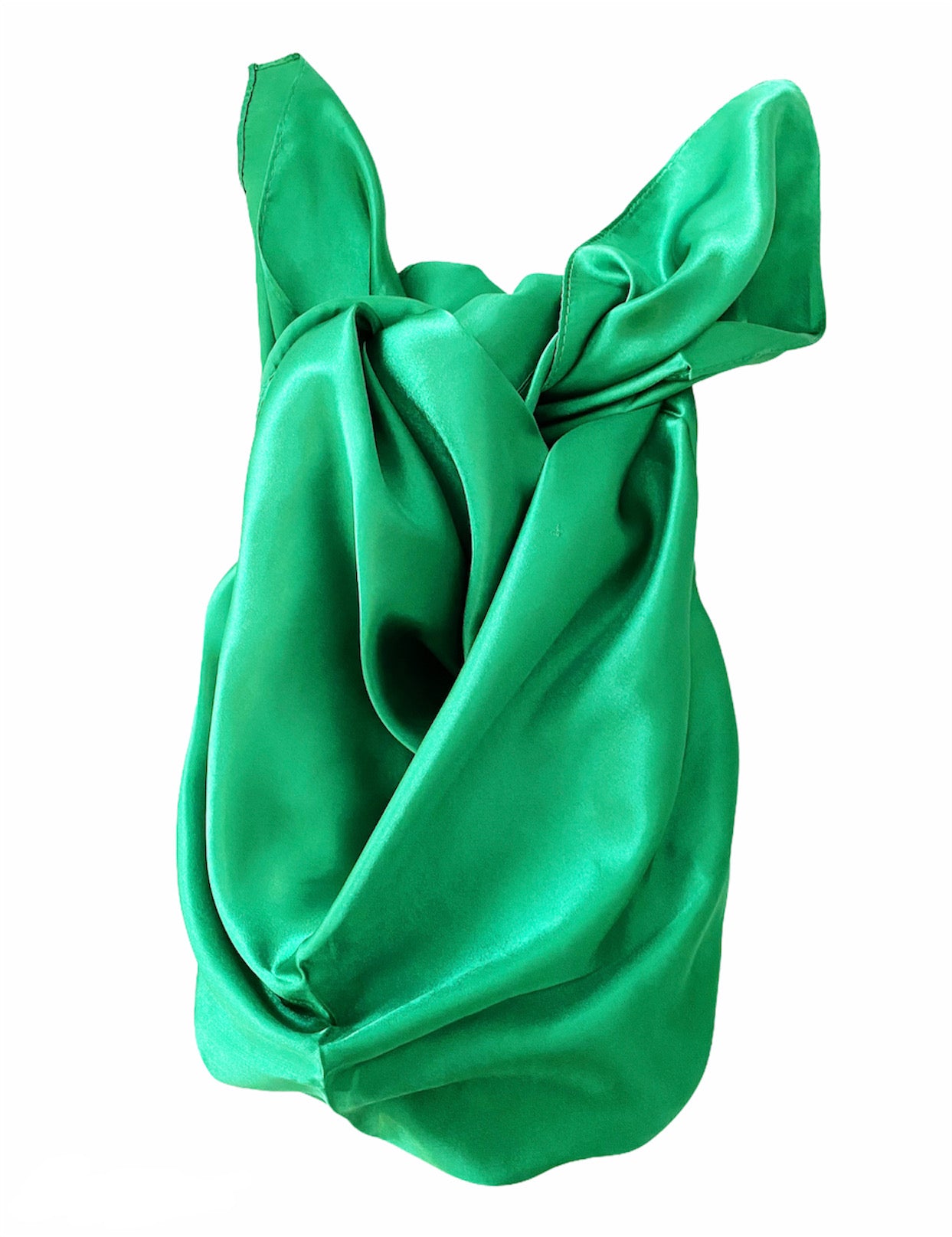 Green scarf top