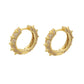 Gold Diamond Spike Huggies
