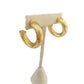Gold Tube Hoops