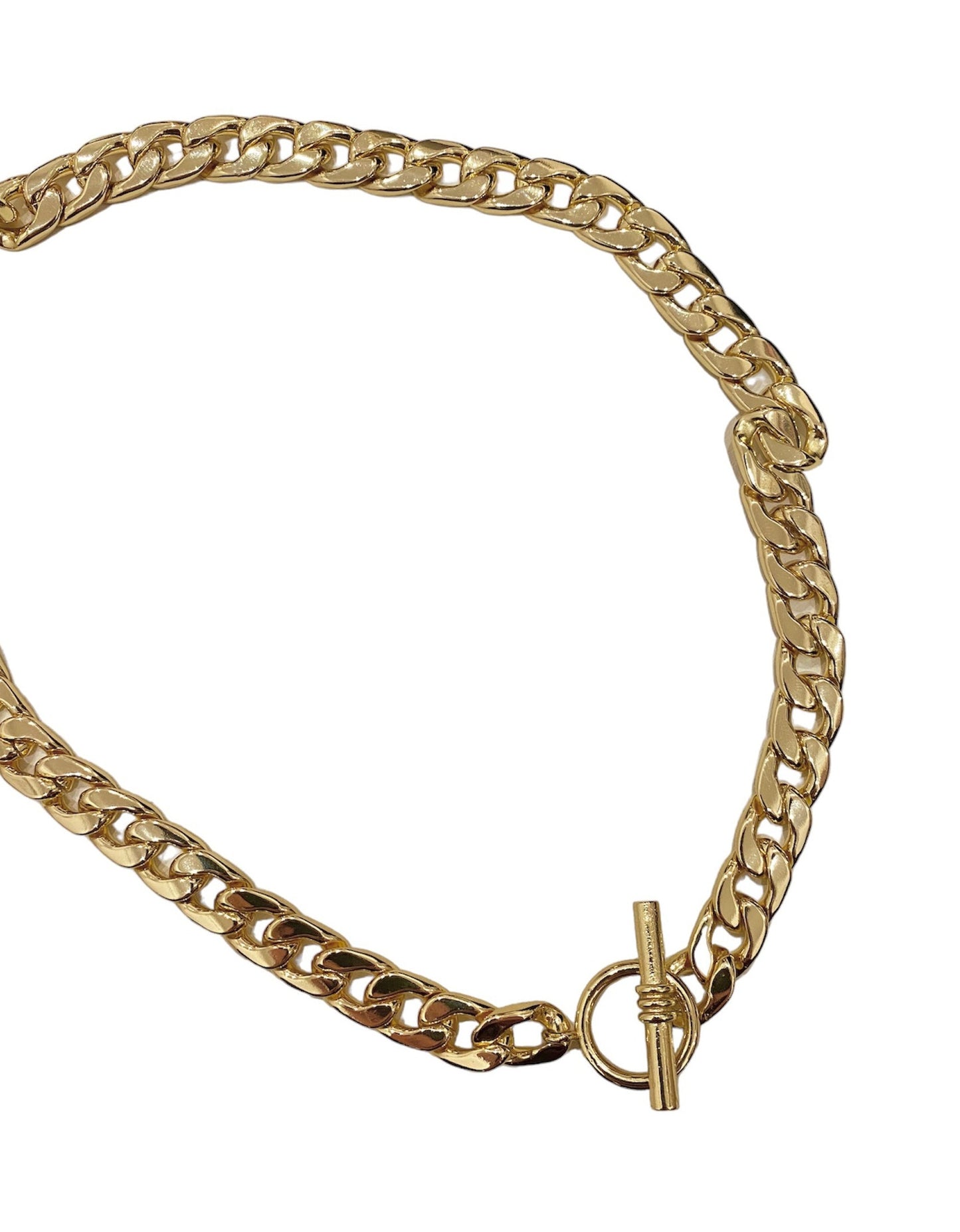 Gold Circle Clasp Chain