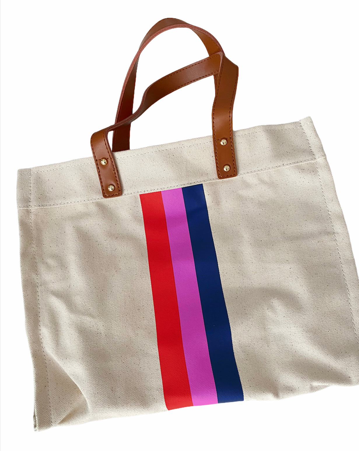 Rainbow canvas bag