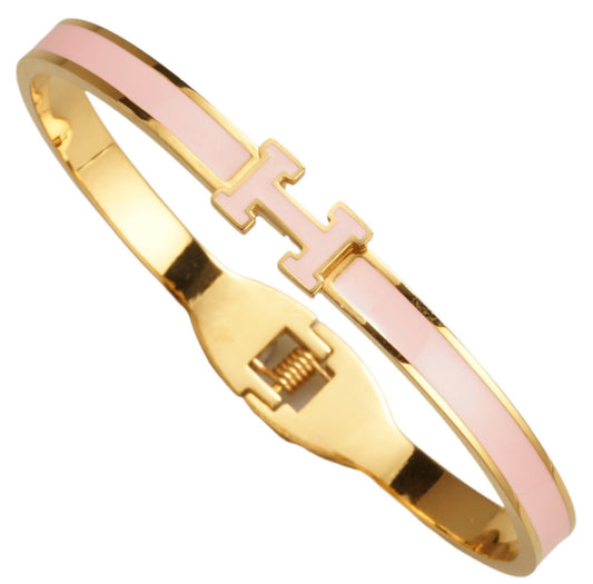 Pink Mini H Bracelet